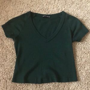 Brandy Melville V-Neck Crop Top